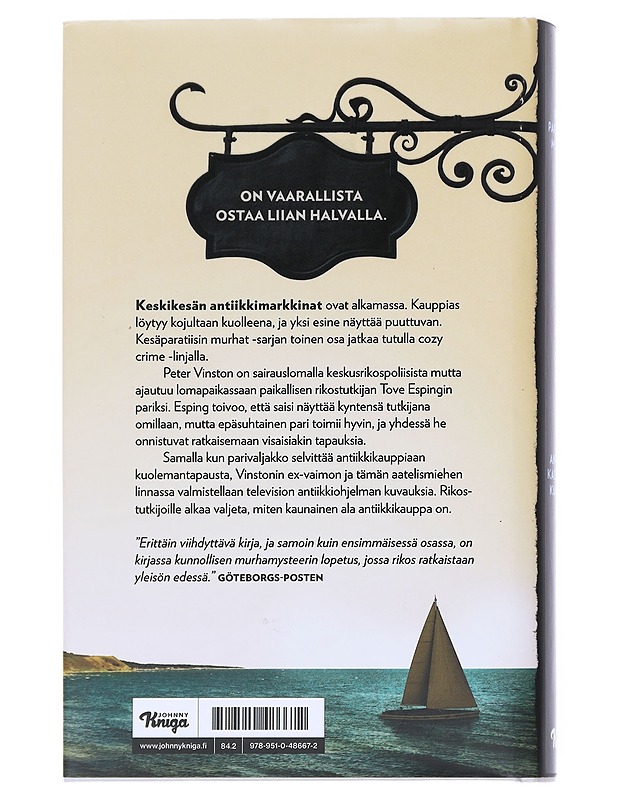 Antiikkikauppiaan kuolema - De la Motte, Anders - Romaanit ja novellit - 10105546526 - 1