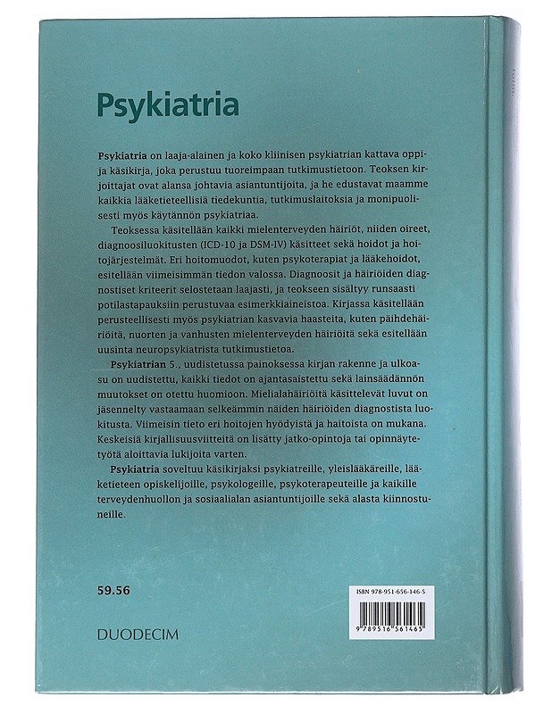 Psykiatria - Aalberg, Veikko - Tietokirjat ja oppaat - 10105546574 - 1