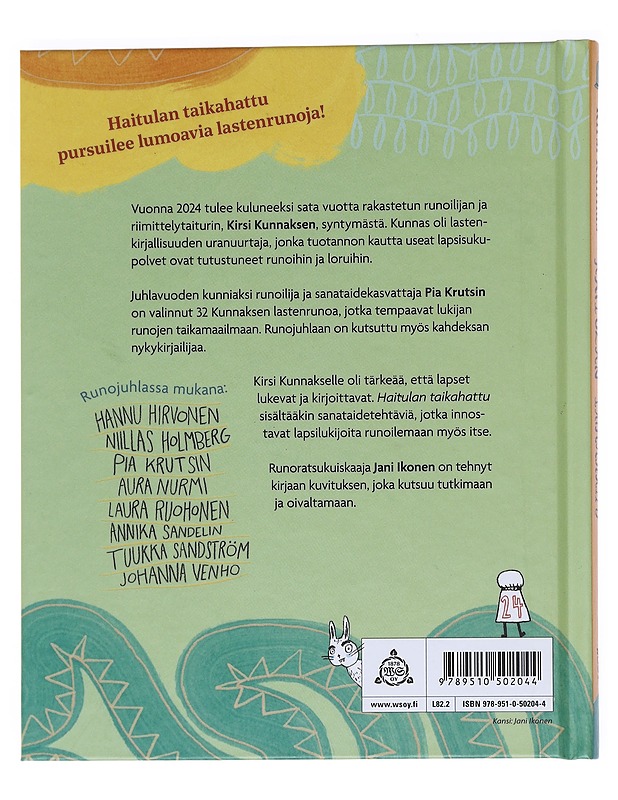 Haitulan taikahattu - Kunnas, Kirsi - Lastenkirjat - 10105546588 - 1