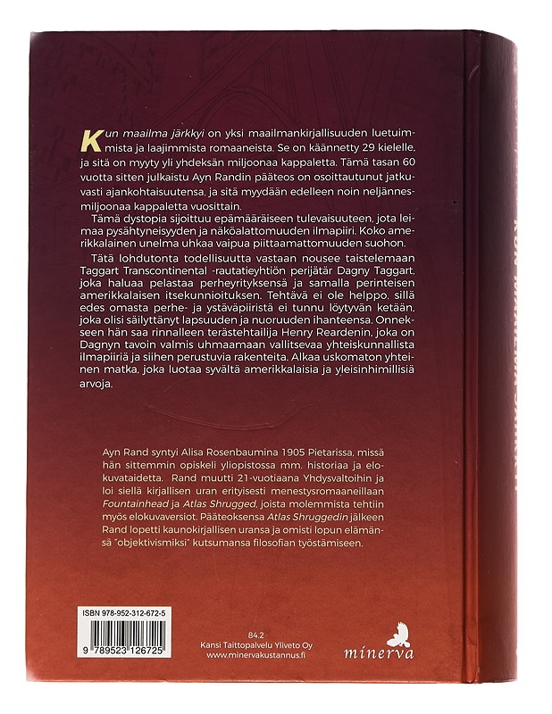 Kun maailma järkkyi - Rand, Ayn - Fantasia- ja scifi - 10105546627 - 1