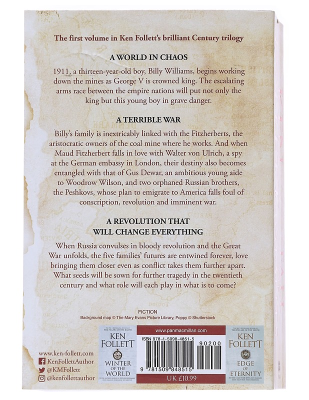 Fall of giants - Ken Follett - Jännitys ja dekkarit - 10105546663 - 1