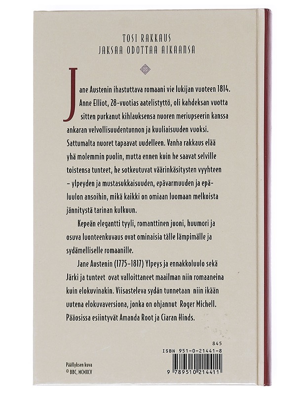 Viisasteleva sydän - Austen, Jane - Romaanit ja novellit - 10105546699 - 1