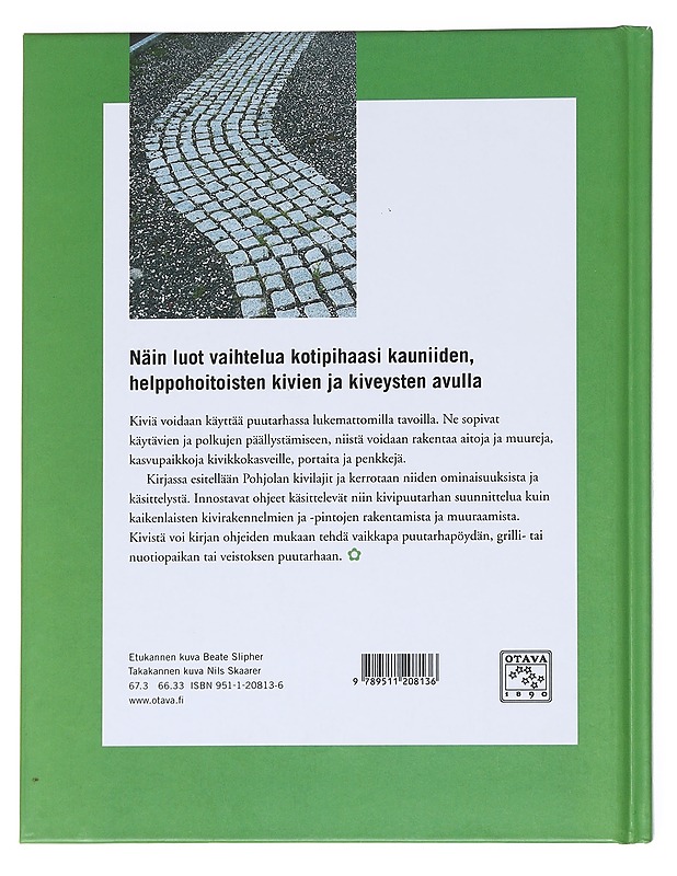 Kotipihan kivet ja kiveykset - Skaarer, Nils - Tietokirjat ja oppaat - 10105546719 - 1