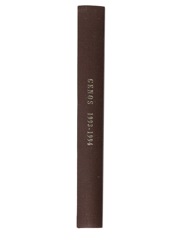  Genos, 1993-1994 -Terhi Nallinmaa-Luoto - Tietokirjat - 10105546725 - 1