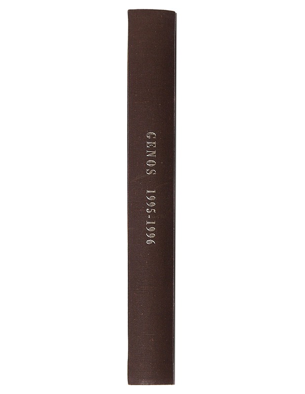 Genos, 1995-1996 - Terhi Nallinmaa-Luoto - Tietokirjat - 10105546752 - 1
