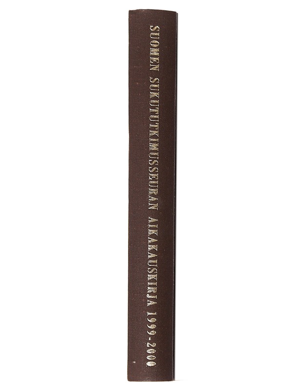 Suomen sukututkimusseuran aikakauskirja, 1999-2000 - Jyrki Paaskoski - Tietokirjat - 10105546783 - 1