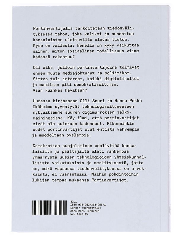Portinvartijat : kamppailu tiedon vapaudesta - Seuri, Olli - Historiakirjat - 10105546784 - 1