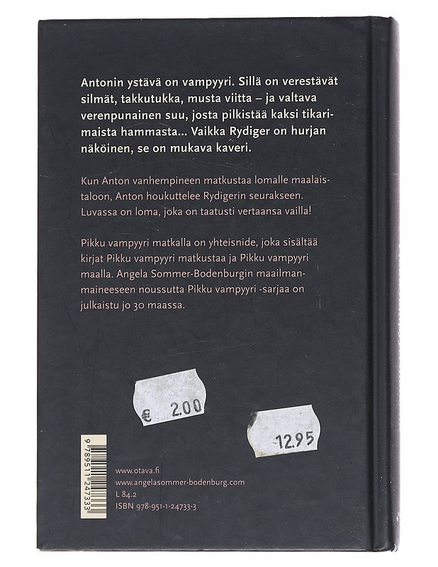 Pikku vampyyri matkalla - Sommer-Bodenburg, Angela - Lastenkirjat - 10105546795 - 1