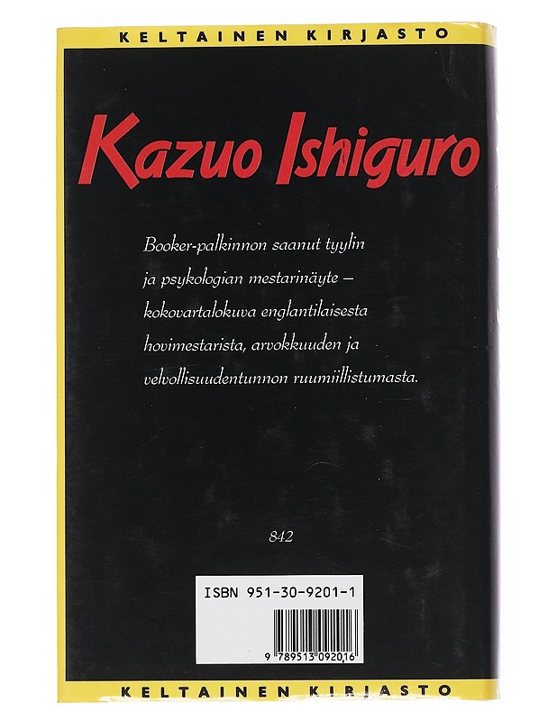 Pitkän päivän ilta - Ishiguro, Kazuo - Kaunokirjallisuus - 10105546909 - 1