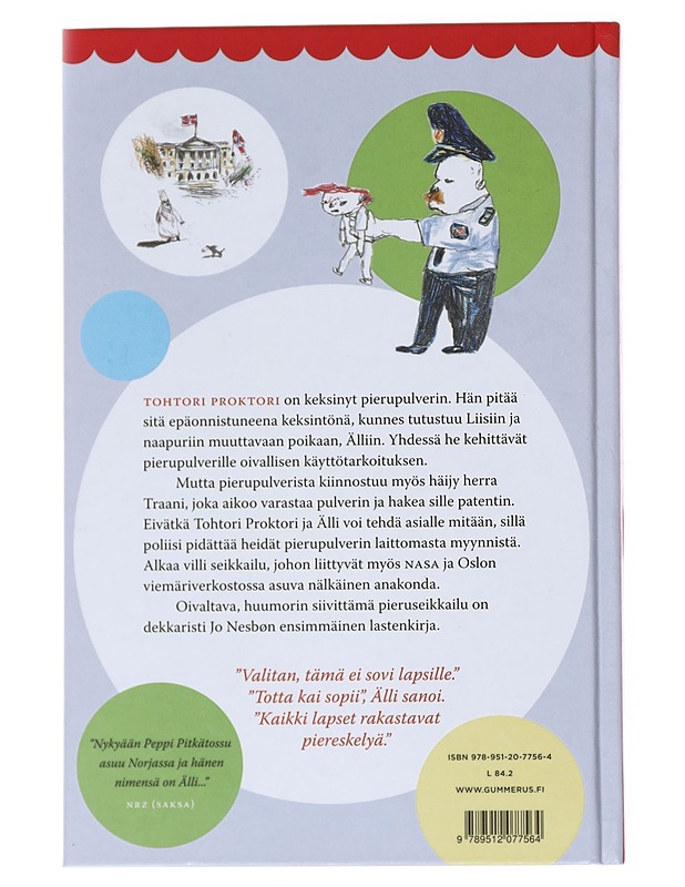 Tohtori Proktorin pierupulveri - Nesbø, Jo - Lastenkirjat - 10105546912 - 1