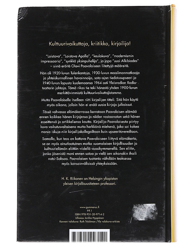 Nukuin vasta aamuyöstä : Olavi Paavolainen 1903-1964 - H. K. Riikonen - Historiakirjat - 10105546967 - 1