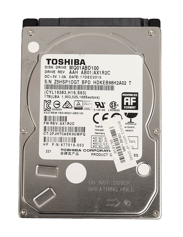 TOSHIBA MQ01ABD100 1TB -kovalevy  - Tietokoneet - 10105546999 - 0