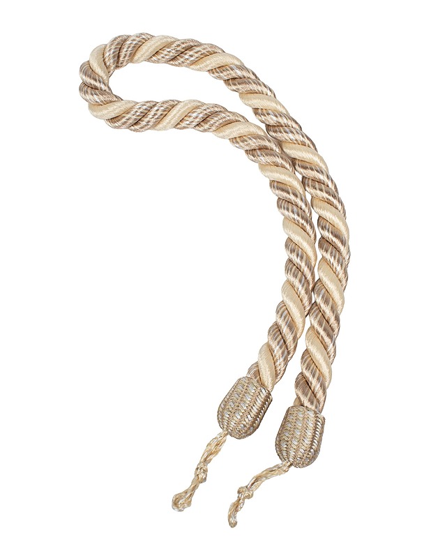 Kullanhohtoinen beige verhopidike, 70 cm - Verhot ja kapat - 10105547025 - 0