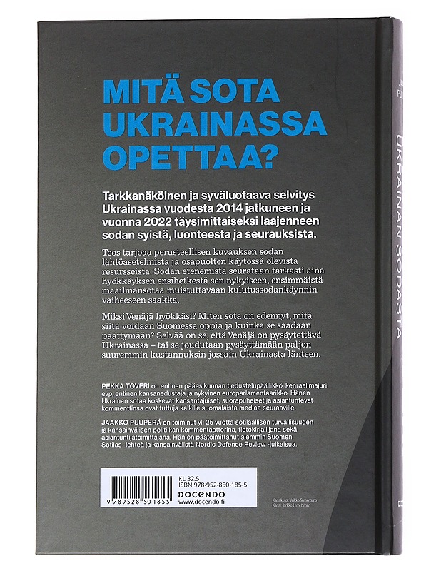 Pekka Toveri Ukrainan sodasta - Pekka Toveri - Tietokirjat ja oppaat - 10105547029 - 1