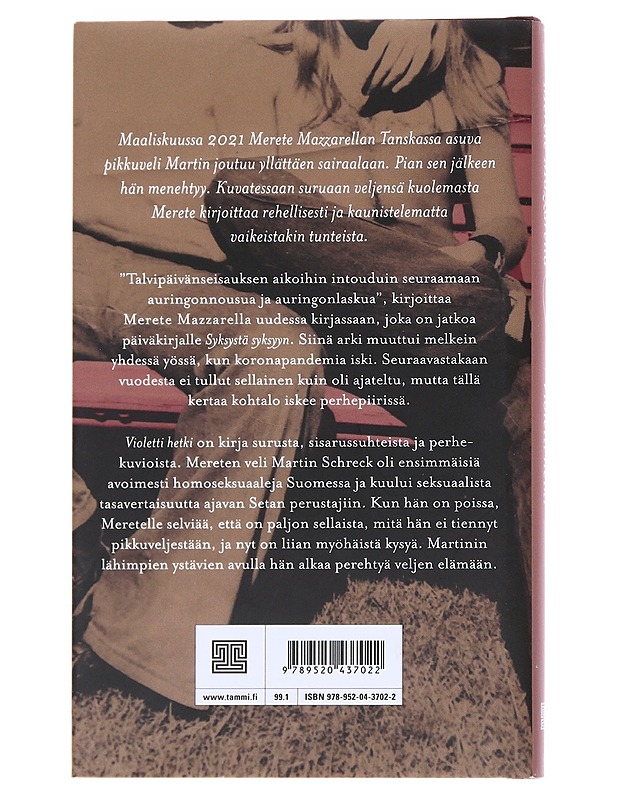 Violetti hetki - Mazzarella, Merete - Elämäkerrat ja muistelmat - 10105547045 - 1