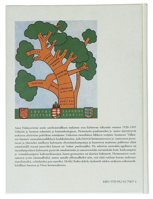 Rakkaat heimoveljet : Unkari ja Suomi 1920-1945 - Anssi Halmesvirta - Historiakirjat - 10105547099 - 0