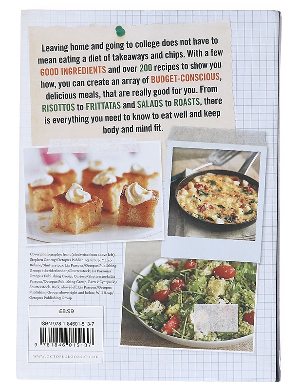 The Hungry Healthy Student Cookbook - Ruokakirjat - 10105547125 - 1