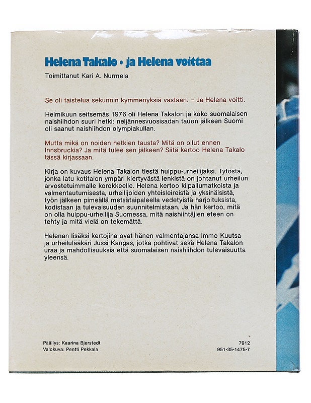 Ja Helena voittaa - Takalo, Helena - Elämäkerrat ja muistelmat - 10105547132 - 1