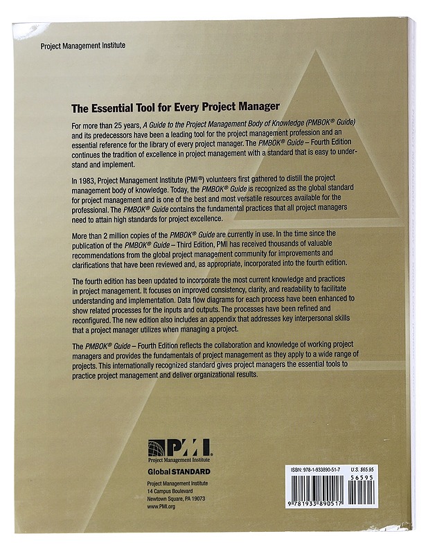 A Guide To The Project Management Body of Knowledge - Tietokirjat ja oppaat - 10105547158 - 1