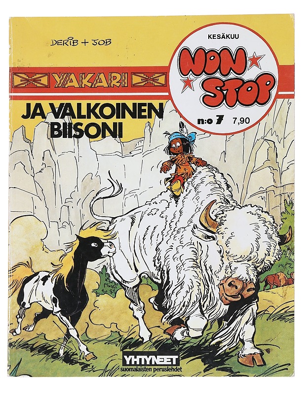 Yakari ja valkoinen biisoni - Non Stop N:o7 kesäkuu 1978 - Sarjakuvat - 10105547190 - 0