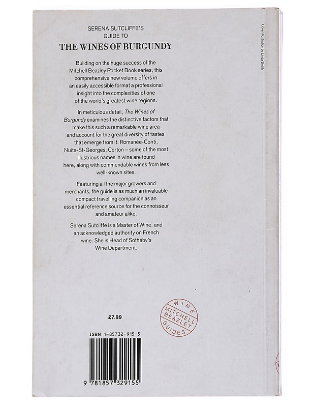 The Wines Of Burgundy - Serena Sutcliffe & Michael Schuster - Tietokirjat ja oppaat - 10105547216 - 1