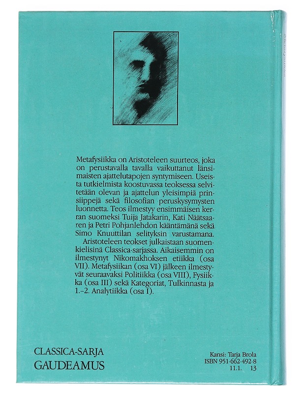 Metafysiikka - Aristoteles - Historiakirjat - 10105547226 - 1