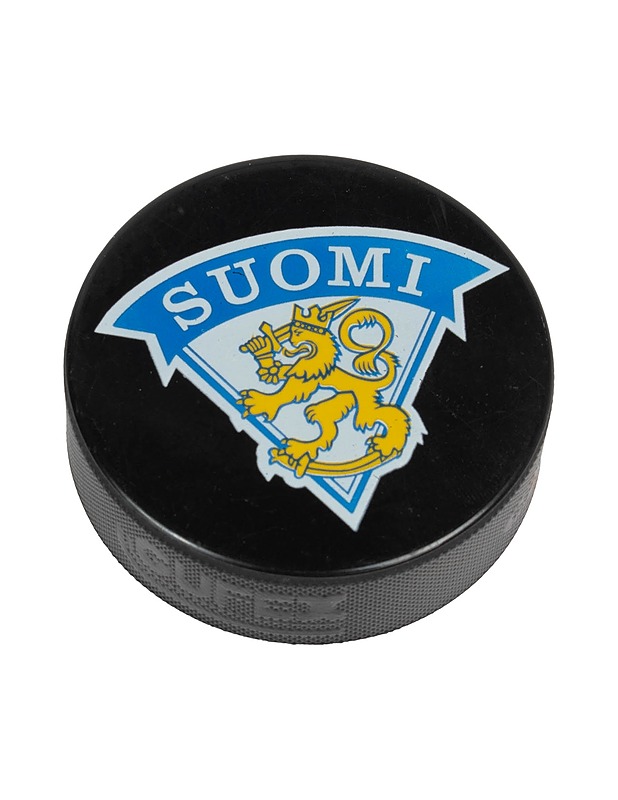 Kiekko Suomen maajoukkueen logolla - Jääkiekko - 10105547244 - 0