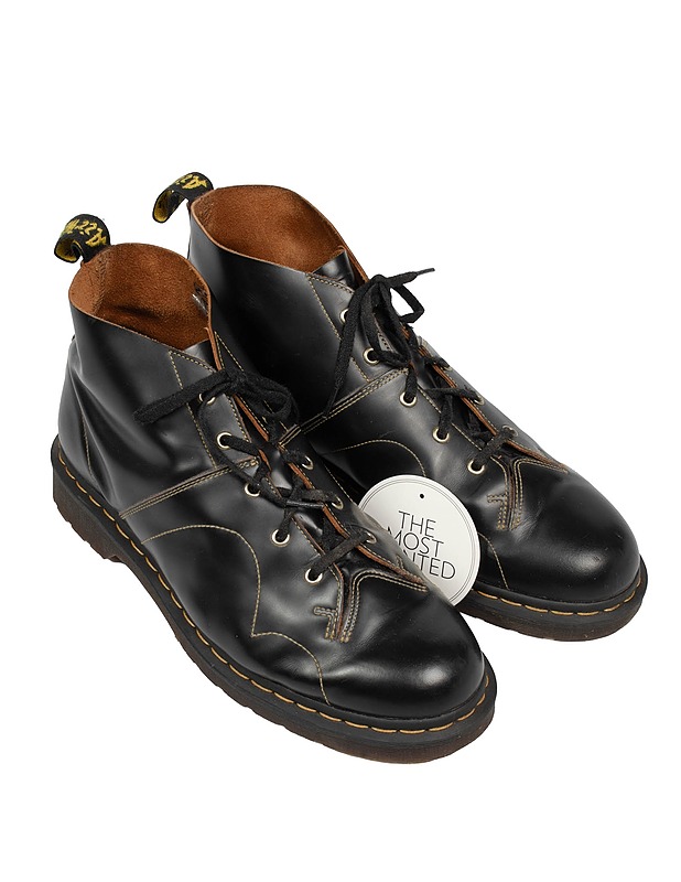 DR.MARTENS musta nahkakengät, 48 - Miesten kävelykengät ja sandaalit - 10105547267 - 0