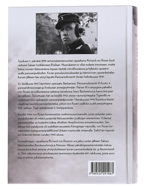 Panssariässä : vaununjohtajana idässä ja lännessä - Rosen, Richard von - Elämäkerrat ja muistelmat - 10105547339 - 1