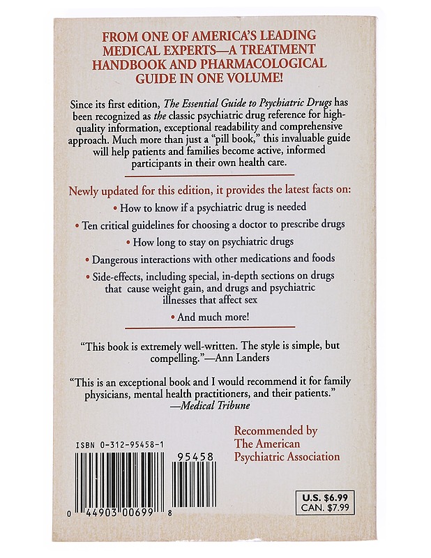 The Essential Guide to Psychiatric Drugs - Jack M. Gorman - Tietokirjat ja oppaat - 10105547402 - 1