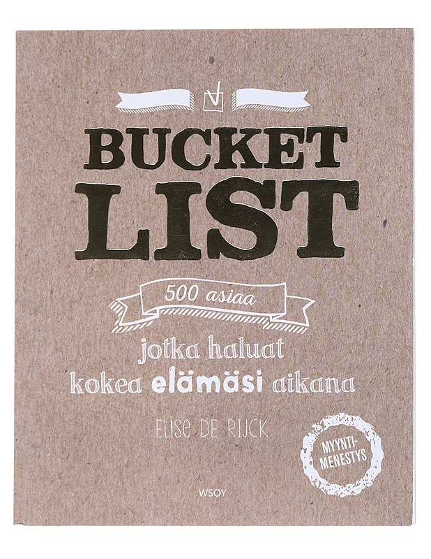 Bucket list - Rijck, Elise de - Hyvinvointikirjat - 10105547427 - 0