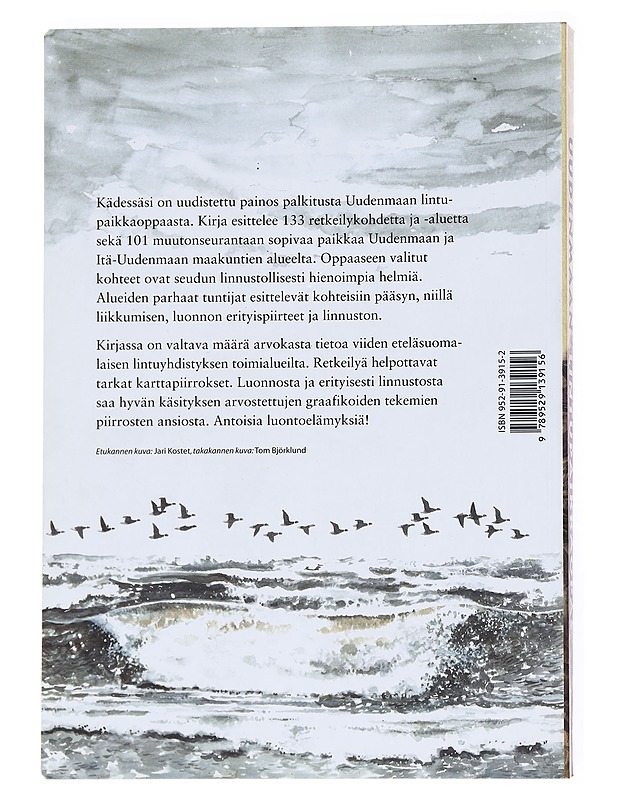 Uudenmaan lintupaikkaopas - Björklund, Tom - Kirja lahjaksi - 10105547431 - 1