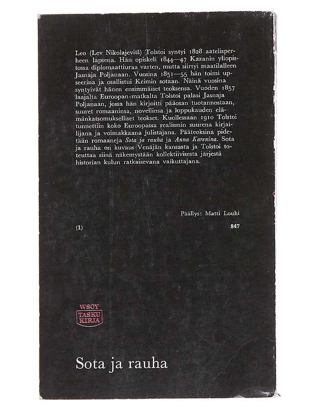 Sota ja rauha IV - Leo Tolstoi - Elämäkerrat ja muistelmat - 10105547483 - 1