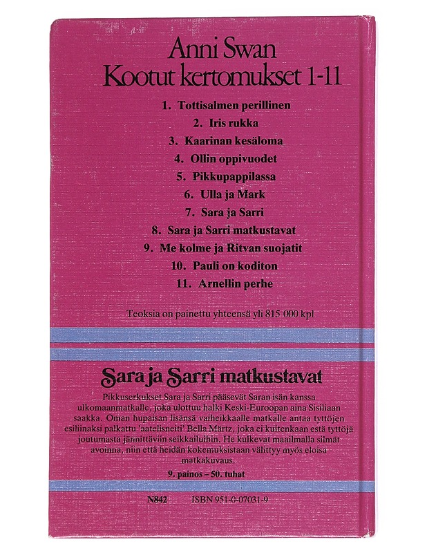 Sara ja Sarri matkustavat - Anni Swan - Lastenkirjat - 10105547503 - 1
