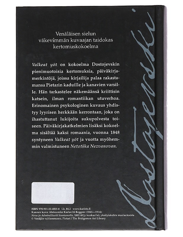 Valkeat yöt - F. M. Dostojevski - Kaunokirjallisuus - 10105547508 - 1