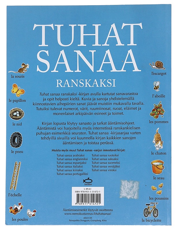Tuhat sanaa ranskaksi - Amery, Heather - Tietokirjat ja oppaat - 10105547540 - 1