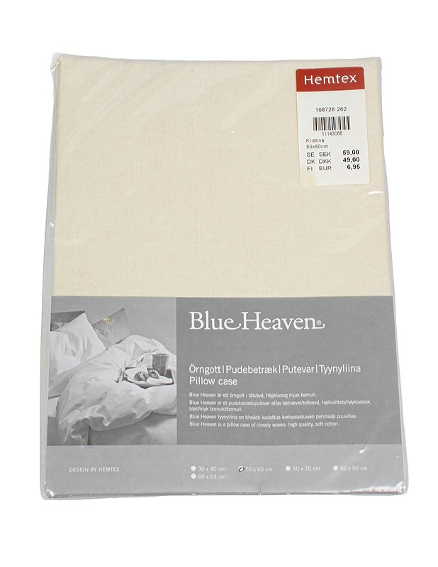 HEMTEX Blue Heaven Kristina tyynyliina, 50x60 cm - Liinavaatteet - 10105547547 - 0