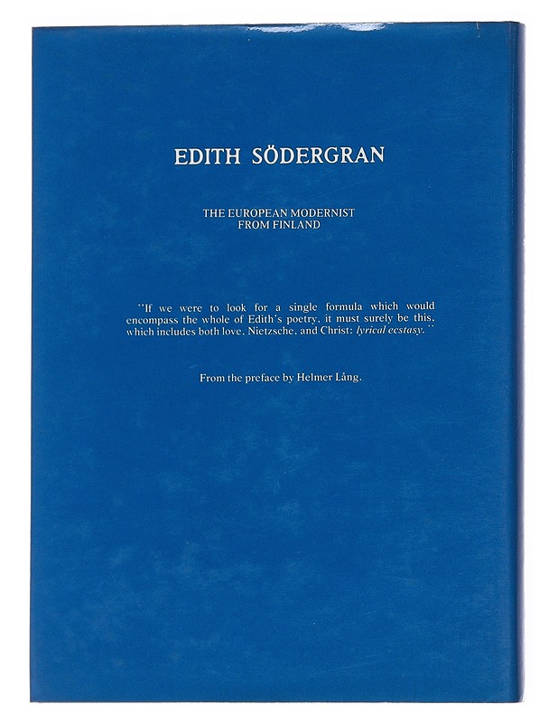 The collected poems of Edith Södergran - Södergran, Edith - Romaanit ja novellit - 10105547582 - 1