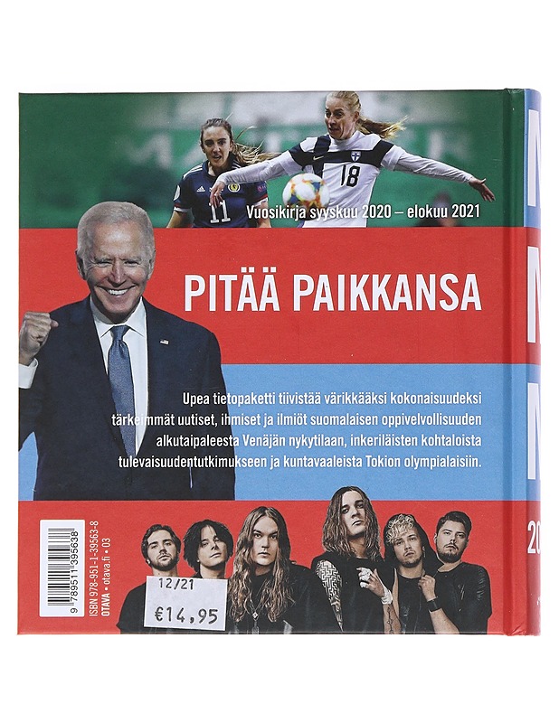 Mitä missä milloin 2022 : vuosikirja syyskuu 2020-elokuu 2021 - Böhling, Ulla - Historiakirjat - 10105547581 - 1