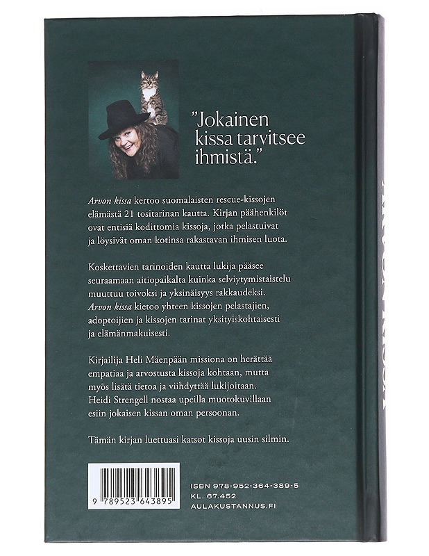 Arvon kissa : suomalaisten rescue-kissojen tarinoita - Mäenpää, Heli - Tietokirjat ja oppaat - 10105547583 - 1