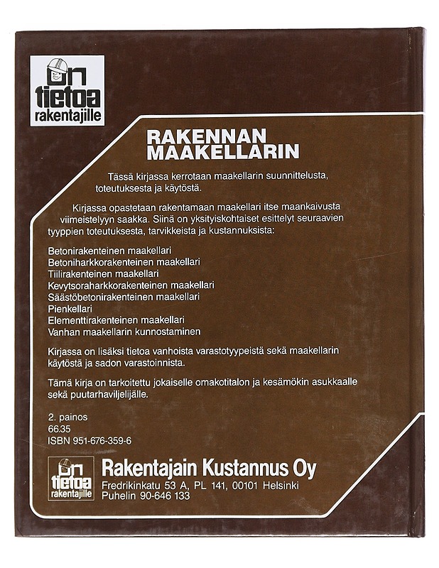 RAKENNAN MAAKELLARIN - NURMISTO, URPO - Tietokirjat ja oppaat - 10105547586 - 1