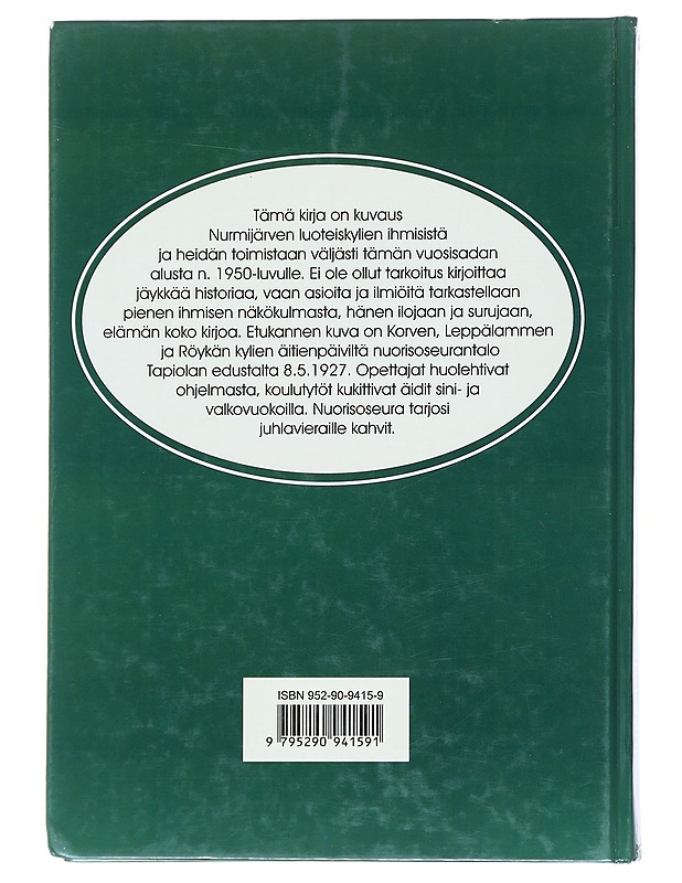 Korven kylät, Röykän raitit ja vähän Vihtiäkin - Handolin, Urho - Historiakirjat - 10105547641 - 1