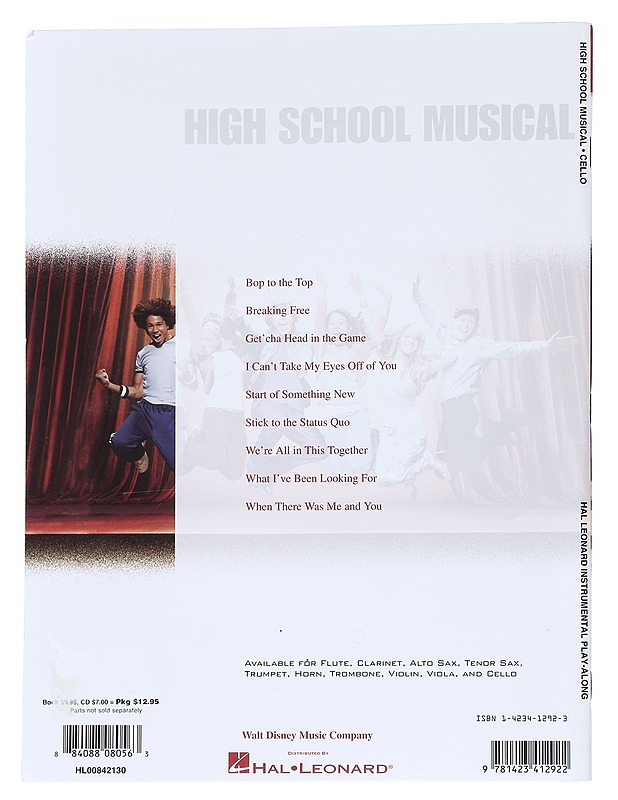 High school musical instrumental play-along - Musiikki- ja elokuvakirjat - 10105547665 - 1