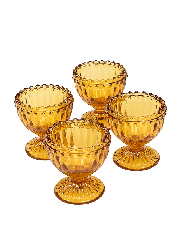 Lasiset munakupit, 4 kpl - Tarjoiluastiat - 10105547669 - 0