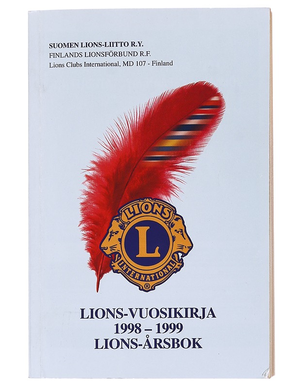 Lions-Vuosikirja 1998-1999 -Suomen Lions-Liitto OY - Harrastekirjat - 10105547674 - 0