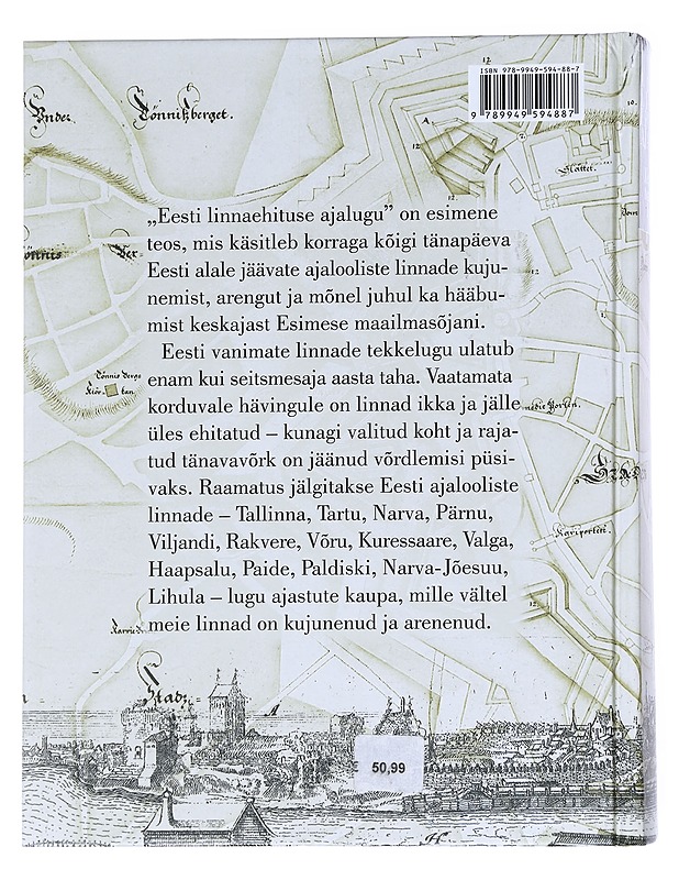Eesti linnaehituse ajalugu - Lilian Hansar - Historiakirjat - 10105547768 - 1