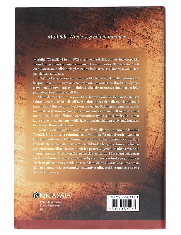 Mathilda Wrede : aatelistytön tie vankien ja pakolaisten ystäväksi - Eeva Hurskainen - Romaanit ja novellit - 10105547781 - 1