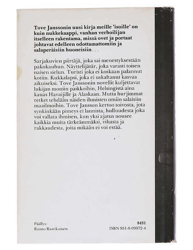 Nukkekaappi ja muita kertomuksia - Jansson, Tove - Romaanit ja novellit - 10105547811 - 1