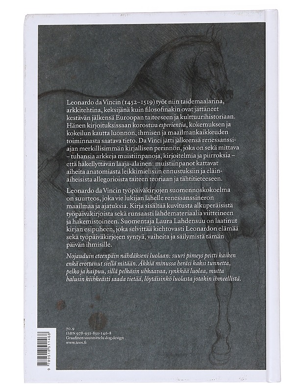 Työpäiväkirjat - Leonardo, da Vinci - Elämäkerrat ja muistelmat - 10105547878 - 1