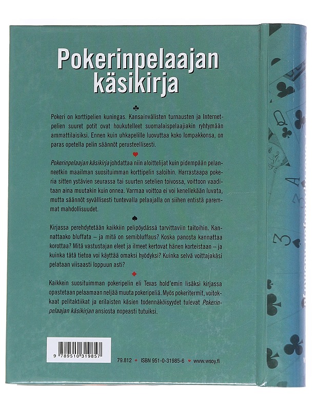 Pokerinpelaajan käsikirja - Krieger, Lou - Tietokirjat ja oppaat - 10105547890 - 1